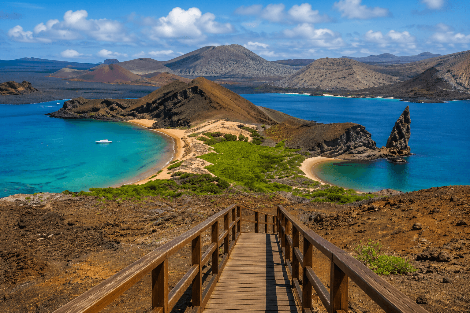 Bartolome Island and Sullivan Bay