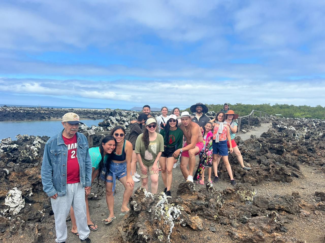 Educational group in Galapagos