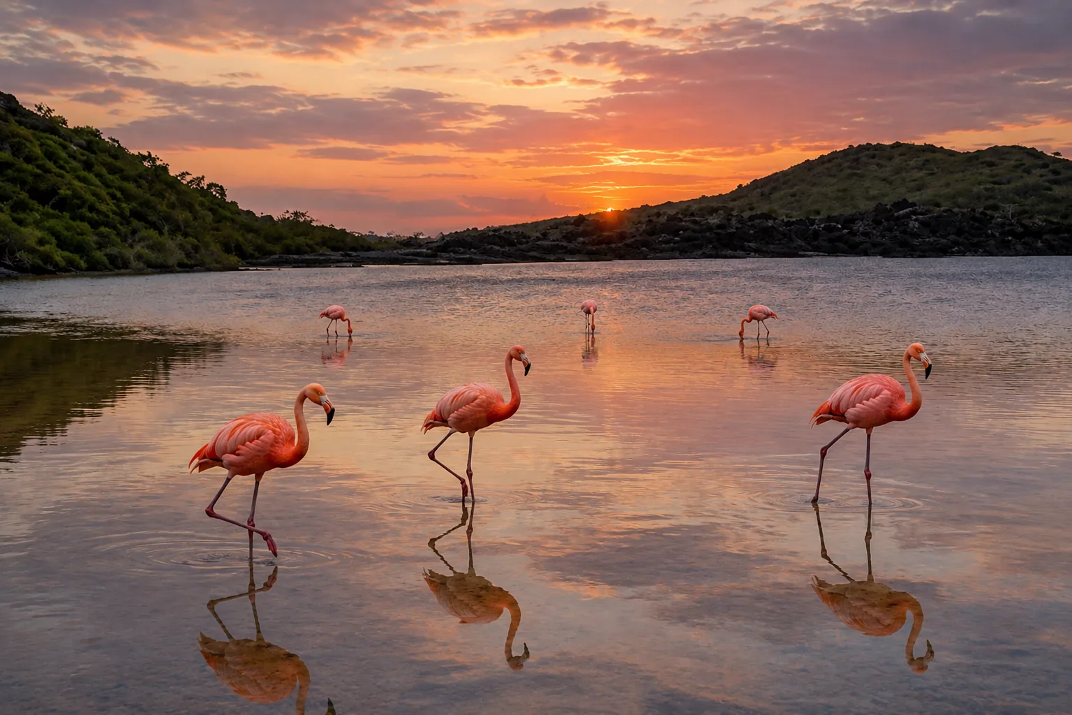 Galápagos Flamingo in Galápagos