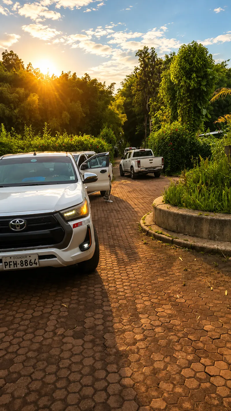Private pickup and SUV transportation Galapagos