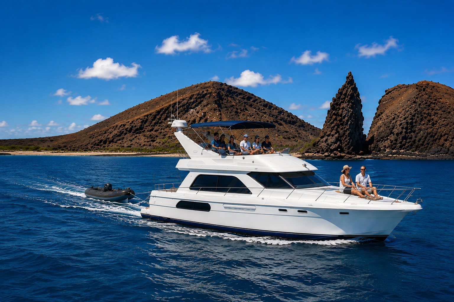 Day Tours 16 passenger private Galapagos day charter yacht
